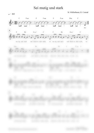Sei mutig und stark (Tauflied)